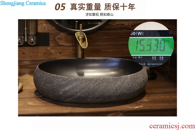 Jia depot archaize basin stage basin of Chinese style personality sinks ceramic art basin toilet lavabo restoring ancient ways