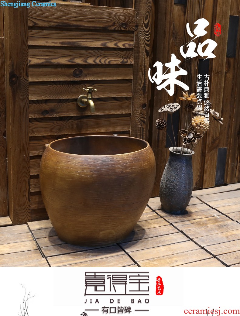 Jia depot Archaize creative hand washing dish Chinese style restoring ancient ways of ceramic toilet stage basin square art basin