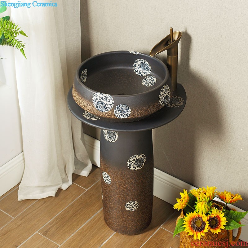 M the lavatory ceramic art simple one floor balcony toilet toilet outdoor hand-washing basin