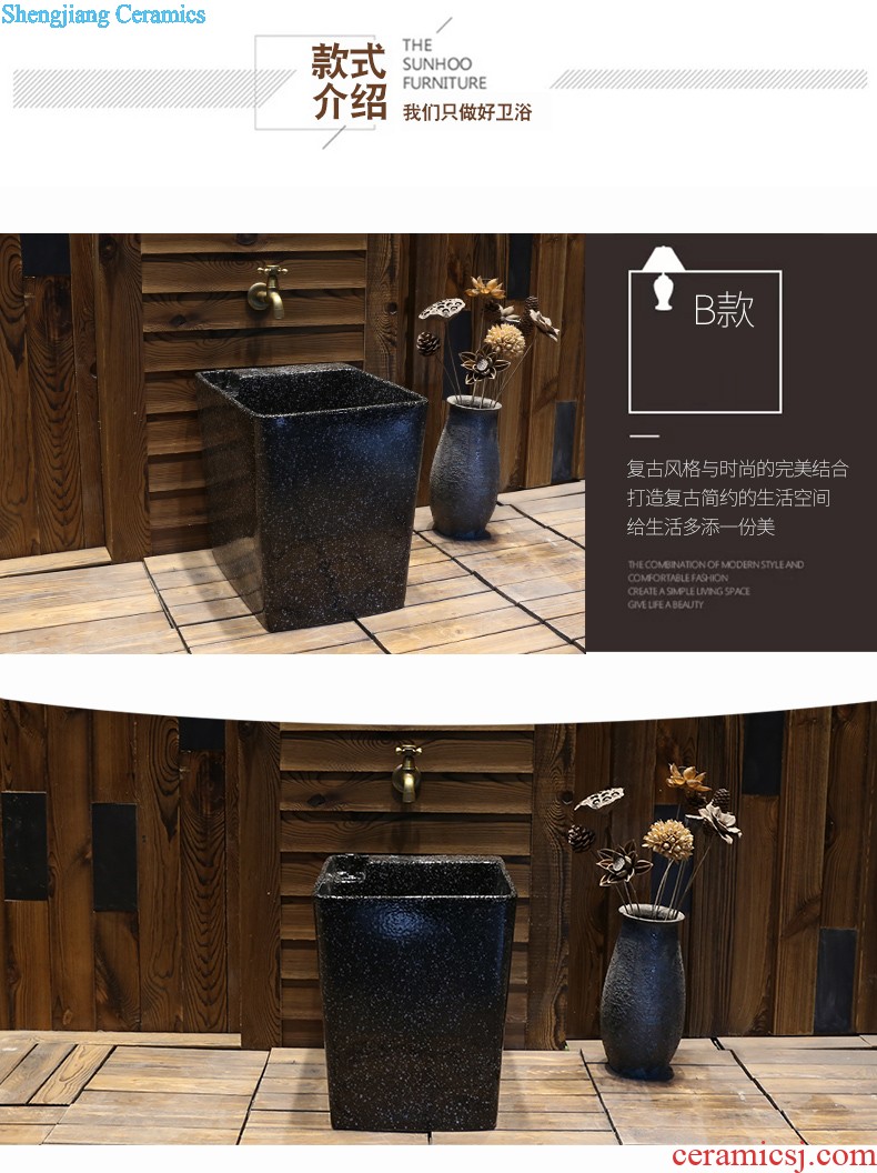 Jia depot ceramic art stage basin of Chinese style originality the sink basin bathroom sinks restoring ancient ways