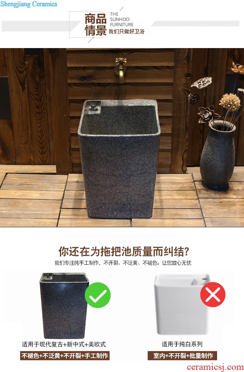 Jia depot ceramic art stage basin of Chinese style originality the sink basin bathroom sinks restoring ancient ways