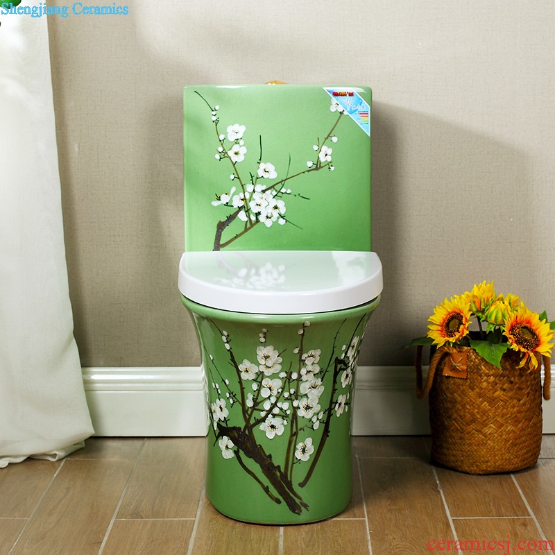 Post, qi color toilet European implement pumping sit lavatory household ceramics odor-proof siphon toilet implement