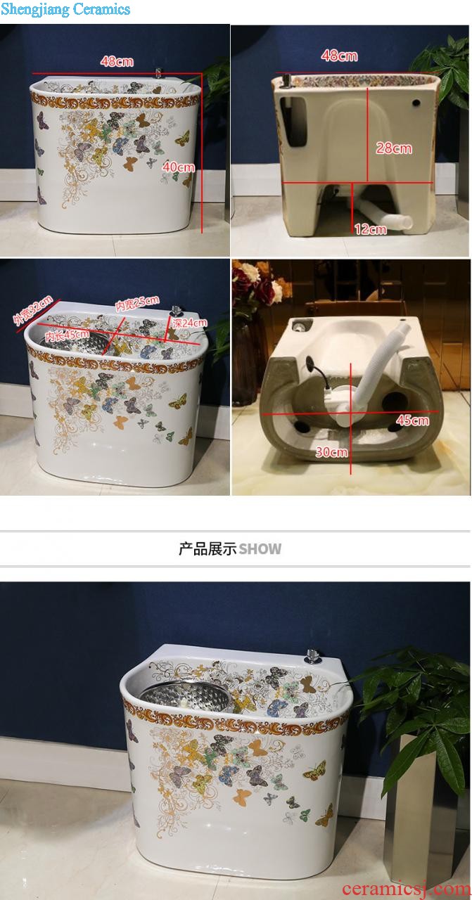 M beauty outdoor restoring ancient ways the sink basin of jingdezhen ceramic column courtyard floor balcony sink