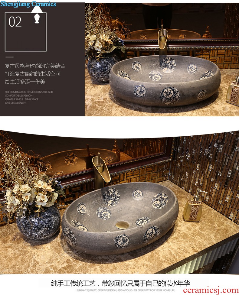 Jia depot lavatory stage basin sink large special-shaped ceramic art basin home European water basin