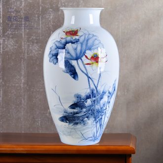 Manual imitation kiln vase restoring ancient ways furnishing articles jingdezhen ceramic crafts flower arranging rich ancient frame the decoration wine ark sitting room