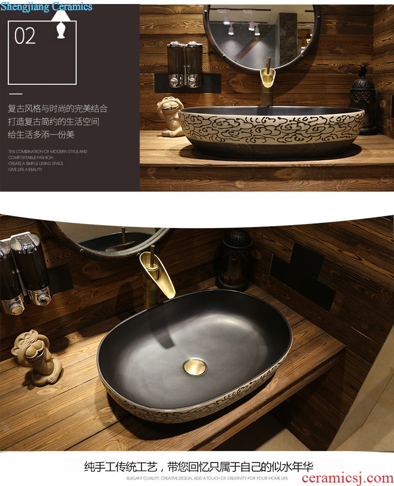 Jia depot Northern Europe on the ceramic POTS Lavabo square contracted lavatory basin bathroom European art