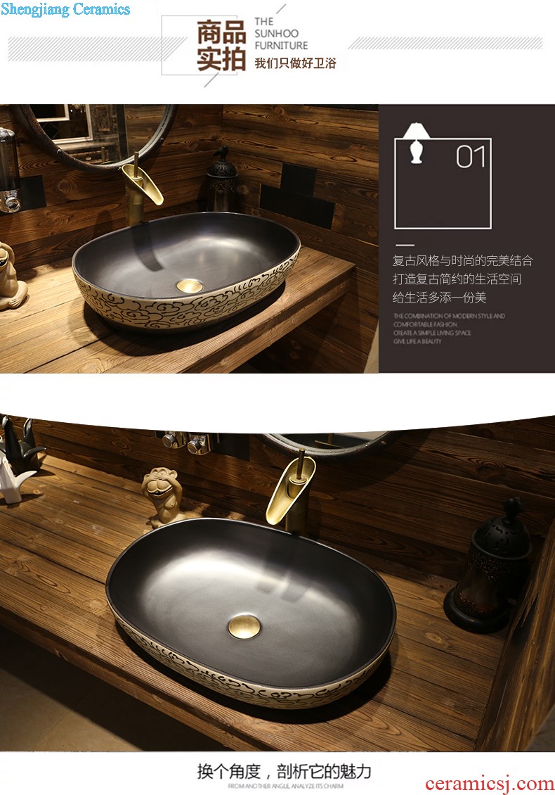 Jia depot Northern Europe on the ceramic POTS Lavabo square contracted lavatory basin bathroom European art