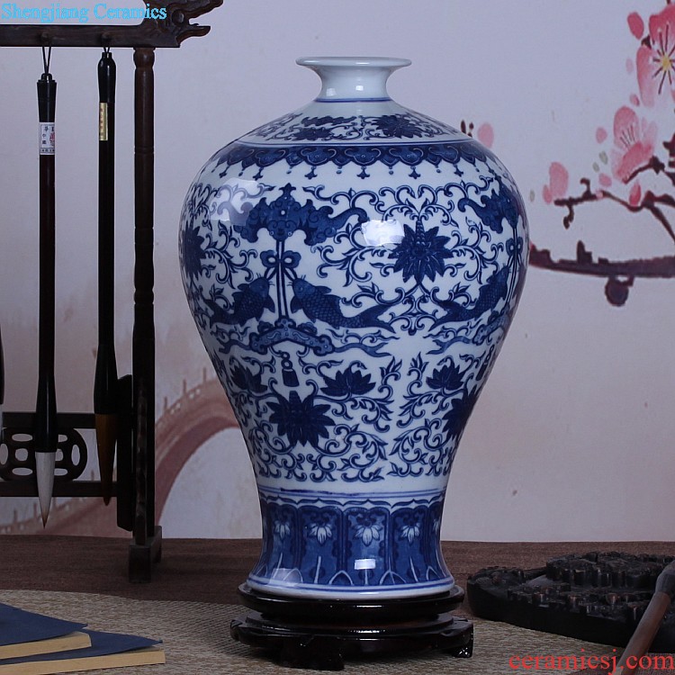 Jingdezhen ceramic vase sitting room is contracted Europe type is resided abstract art TV ark furnishing articles of handicraft ornament