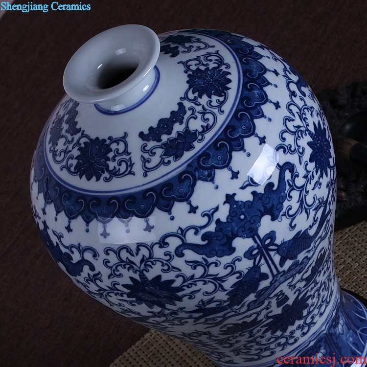 Jingdezhen ceramic vase sitting room is contracted Europe type is resided abstract art TV ark furnishing articles of handicraft ornament