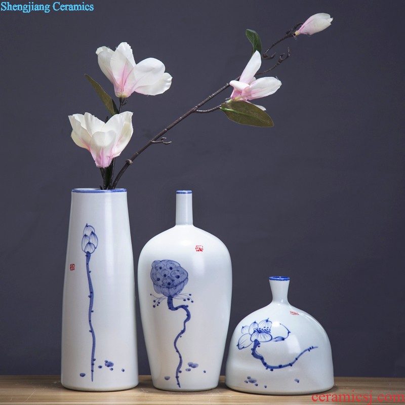 Jingdezhen ceramics vase furnishing articles creative kiln art star modern fashion contracted sitting room home decorations