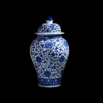 Jingdezhen ceramic incense burner for antique household indoor large-sized consecrate Buddha god of wealth for the Buddha temple articles furnishing articles