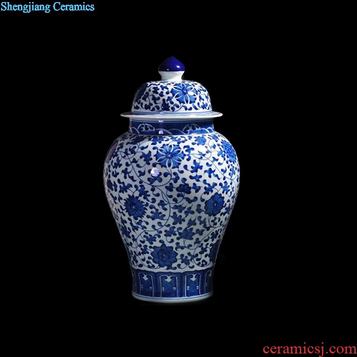 Jingdezhen ceramic incense burner for antique household indoor large-sized consecrate Buddha god of wealth for the Buddha temple articles furnishing articles