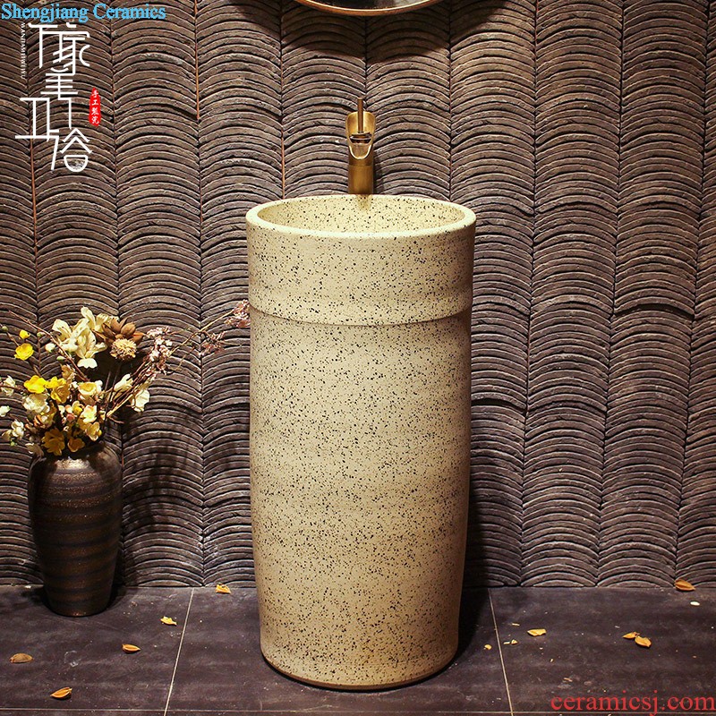 Lavabo ceramic column toilet bowl washing pool balcony sink lavatory toilet pillar landing