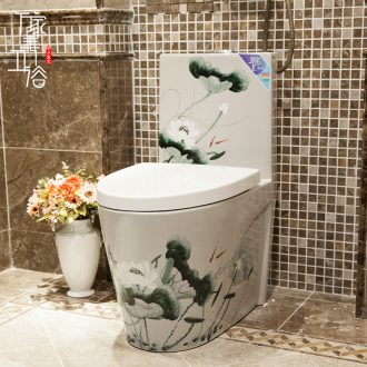 Stage basin elliptic toilet wash basin on the sink lavatory ceramic art basin basin of household