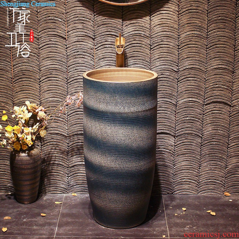 Lavabo ceramic column toilet bowl washing pool balcony sink lavatory toilet pillar landing