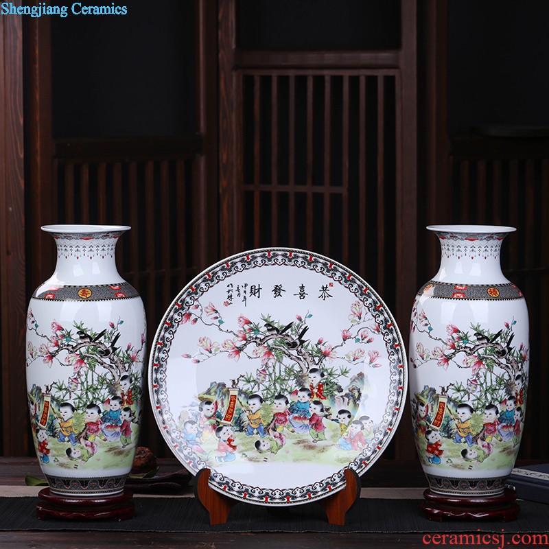 Hand draw archaize sweet under the blue and white porcelain glaze vase and furnishing articles of Chinese style the study background of adornment handicraft decoration