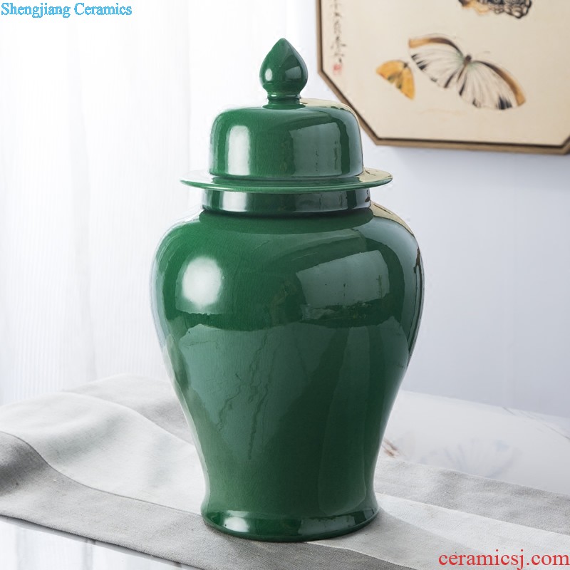 Jingdezhen ceramic vase furnishing articles sitting room european-style contracted Nordic style dry flower arranging flowers household soft adornment