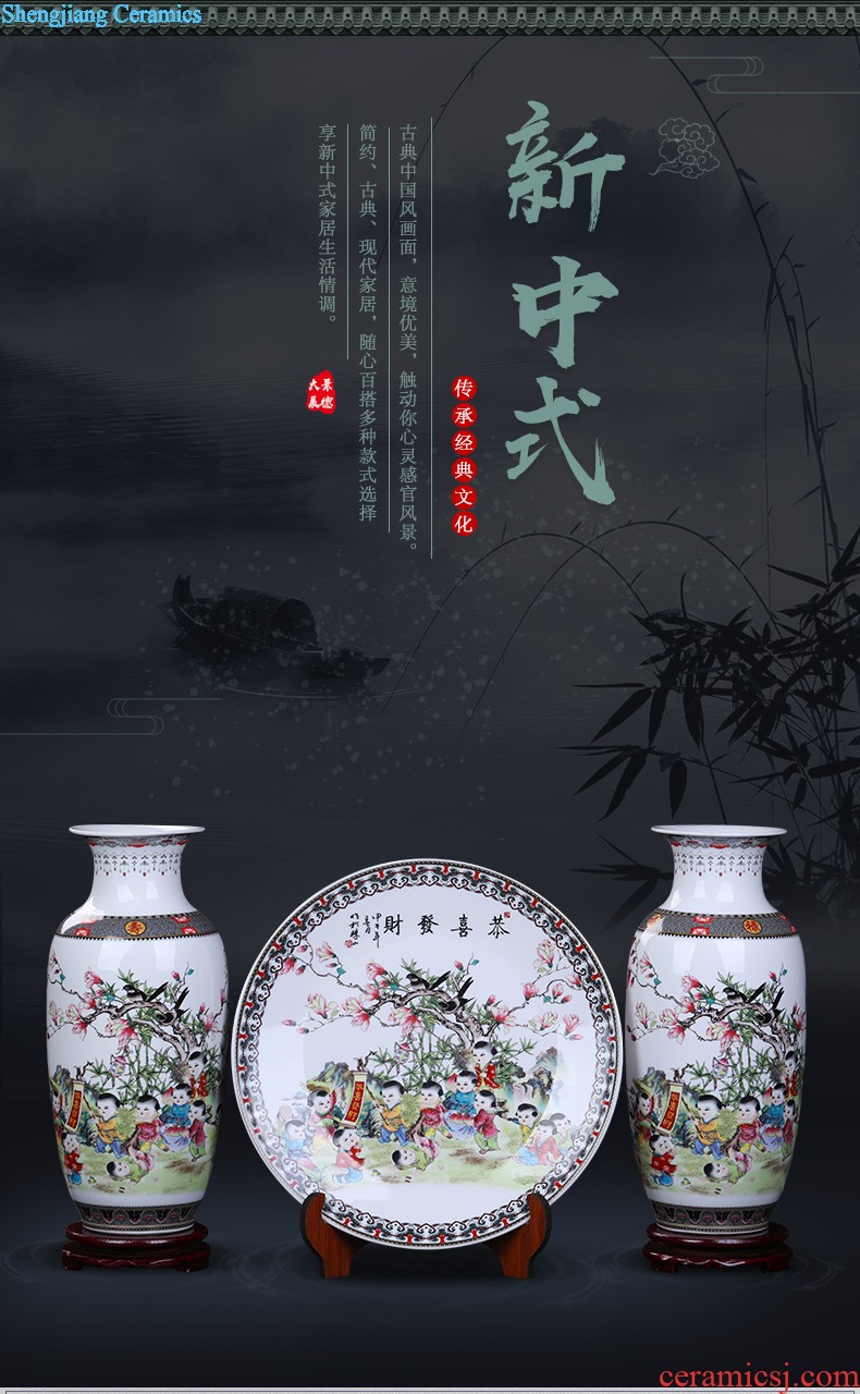 Hand draw archaize sweet under the blue and white porcelain glaze vase and furnishing articles of Chinese style the study background of adornment handicraft decoration