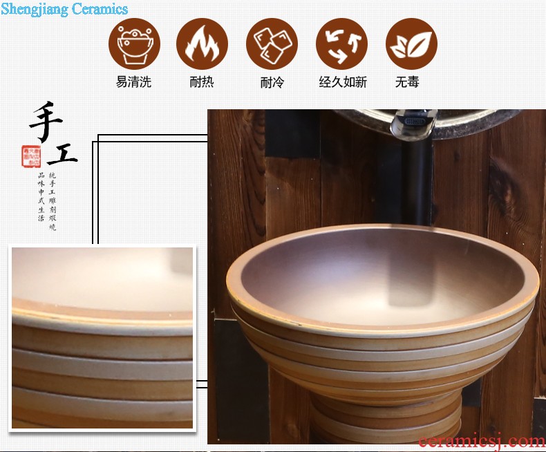 Jia depot on the ceramic bowl square contracted household bathroom sink basin north European art