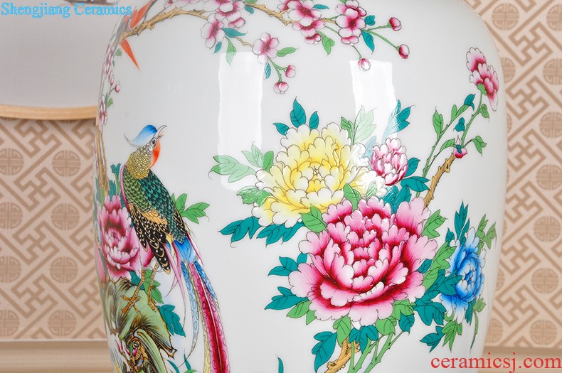 Handwritten Chinese vase furnishing articles sitting room adornment ornament porcelain restoring ancient ways of blue and white porcelain of jingdezhen ceramics handicraft