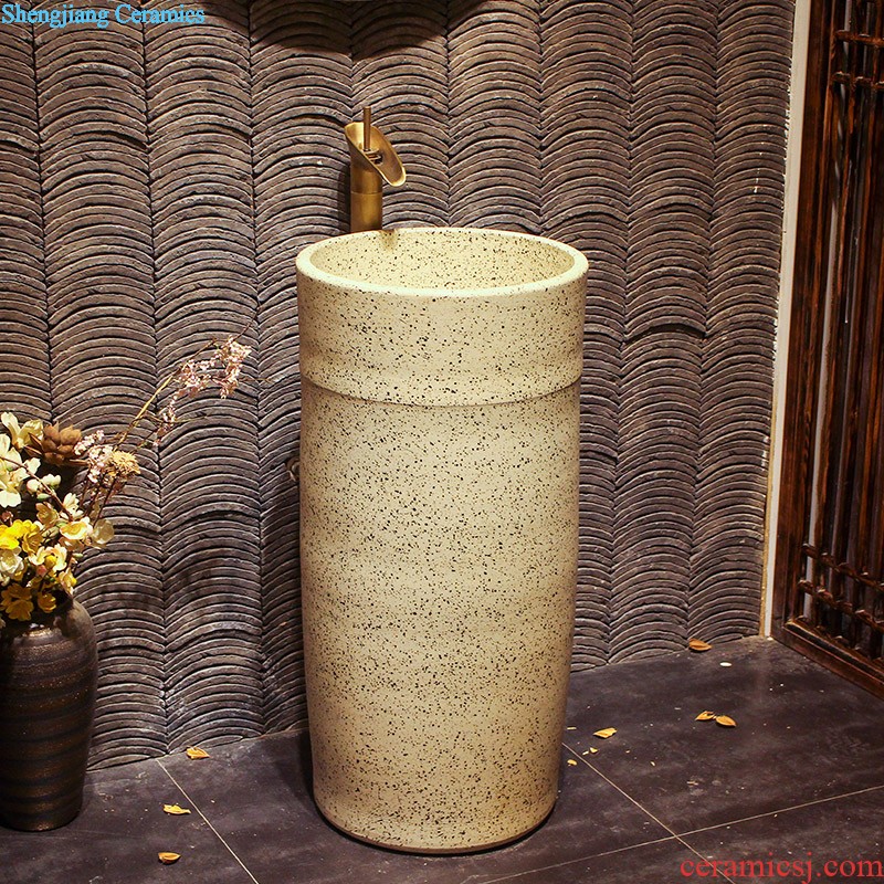 Lavabo ceramic column toilet bowl washing pool balcony sink lavatory toilet pillar landing