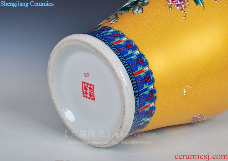 Jingdezhen ceramics Archaize pastel hand-painted vases, Chinese style restoring ancient ways the sitting room decorates porch rich ancient frame furnishing articles