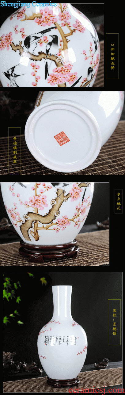 Jingdezhen ceramic tea pot seal pot Hand-painted plum flower pot Pu 'er wake tieguanyin tea POTS