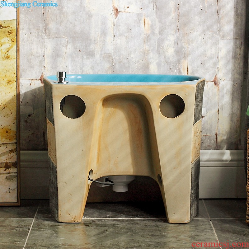 M beauty increase stage basin ceramic toilet lavabo that defend bath lavatory basin elliptic double glazed