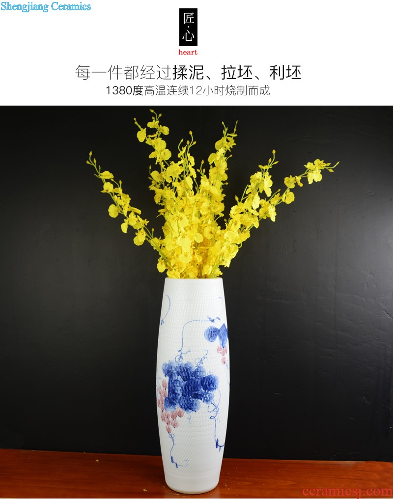 European American ceramic vases, dried flowers flower arrangement table place to live in the sitting room porch simulation flower decoration accessories