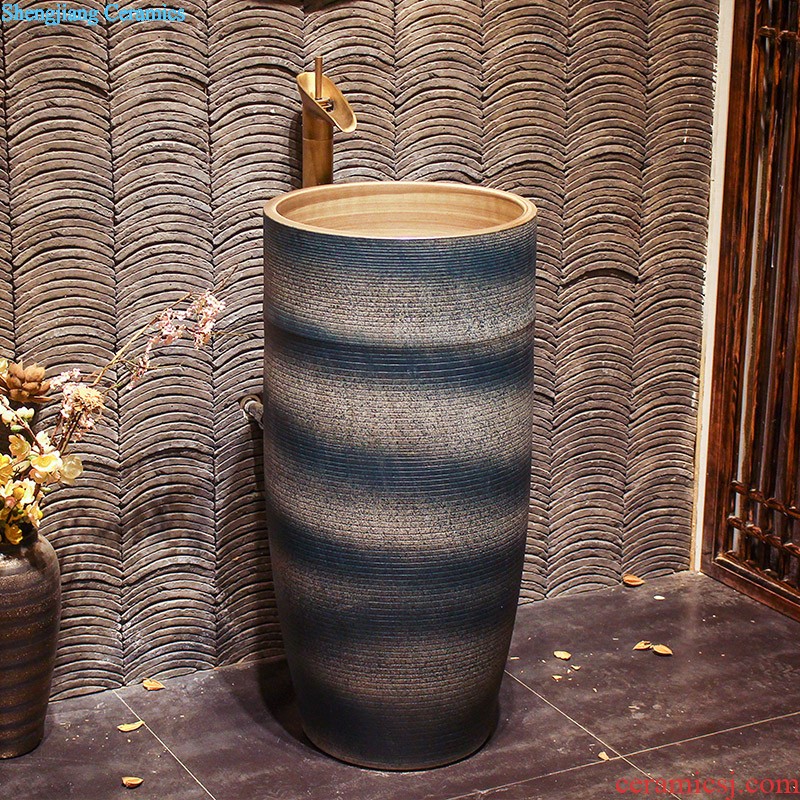 Lavabo ceramic column toilet bowl washing pool balcony sink lavatory toilet pillar landing