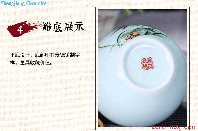 To make Large ceramic tea pot seal pu 'er wake receives the manual green tea tieguanyin seal POTS tea urn