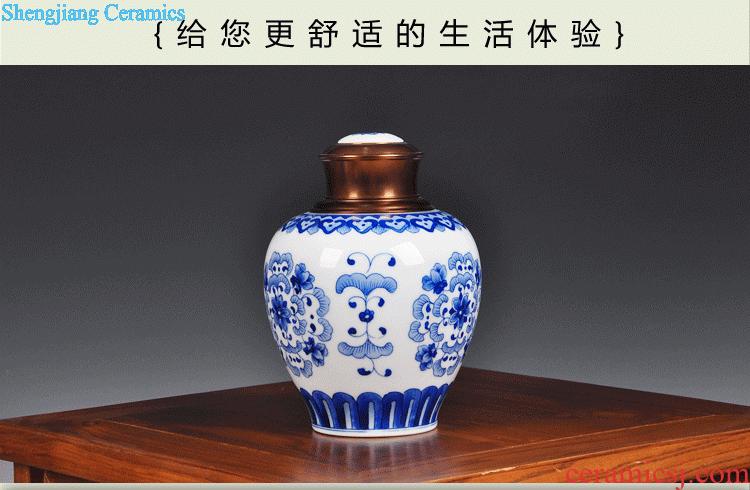 Household act the role ofing is tasted Classical Ming and qing dynasties antique Chinese vase furnishing articles Collection of jingdezhen porcelain decorative furnishing articles in the living room