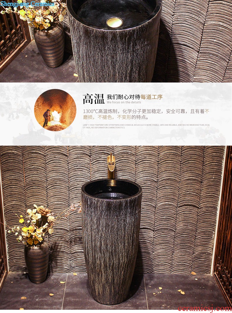 Lavabo ceramic column toilet bowl washing pool balcony sink lavatory toilet pillar landing