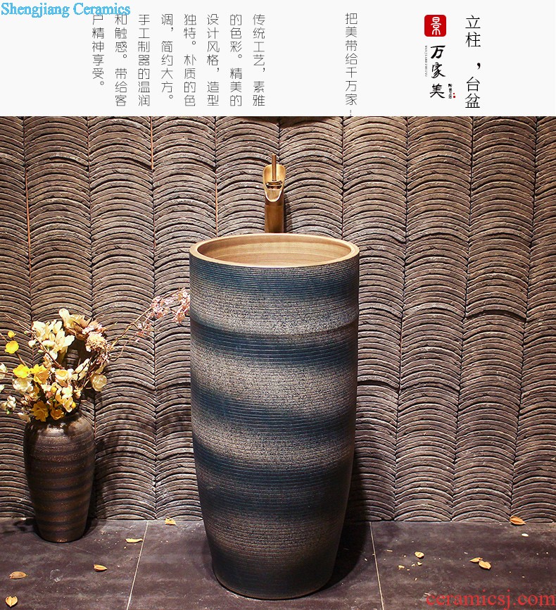 Lavabo ceramic column toilet bowl washing pool balcony sink lavatory toilet pillar landing