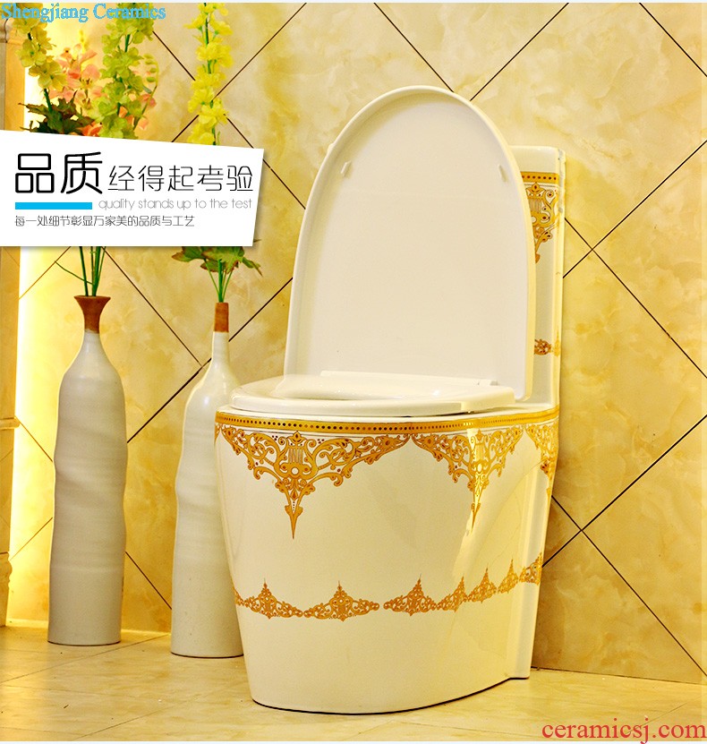 M beauty ceramic toilet stage basin sink lavatory basin that wash a face Increase the square fruit-green glaze