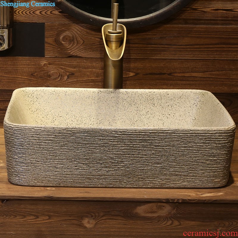 Jia depot new lavatory basin on the ceramic art of Chinese style toilet lavabo rectangular basin restoring ancient ways