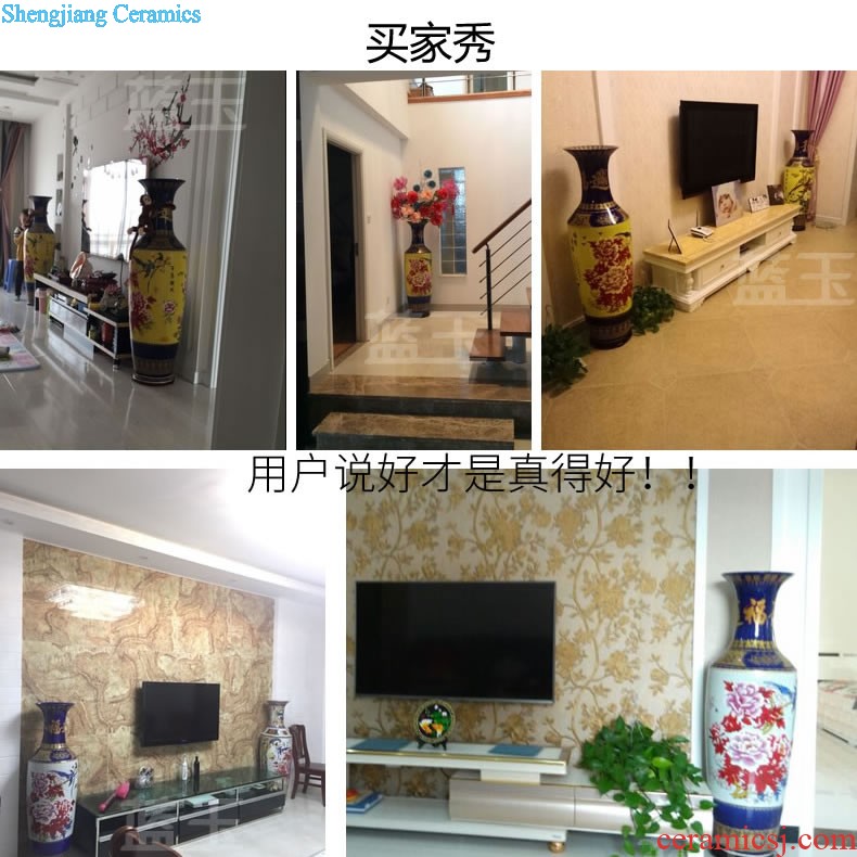 Jingdezhen ceramics Jinling twelve women painted the vase Chinese wind rich ancient frame sitting room adornment handicraft furnishing articles