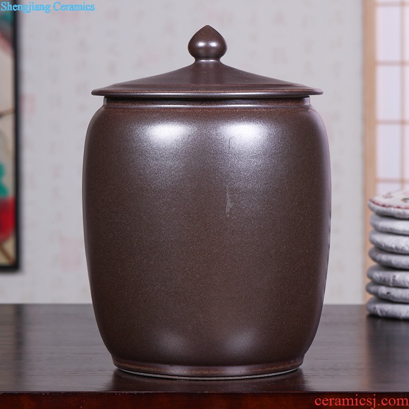 Jingdezhen ceramic tea pot seal pot receives pu-erh tea to wake the tea packing gift box Green tea, red POTS