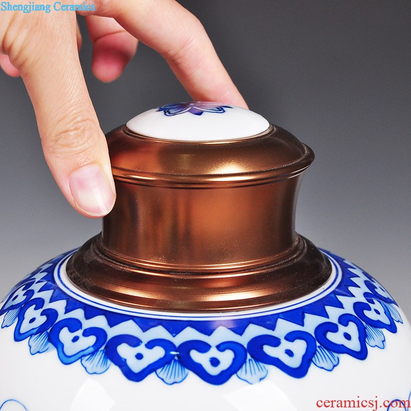 Household act the role ofing is tasted Classical Ming and qing dynasties antique Chinese vase furnishing articles Collection of jingdezhen porcelain decorative furnishing articles in the living room