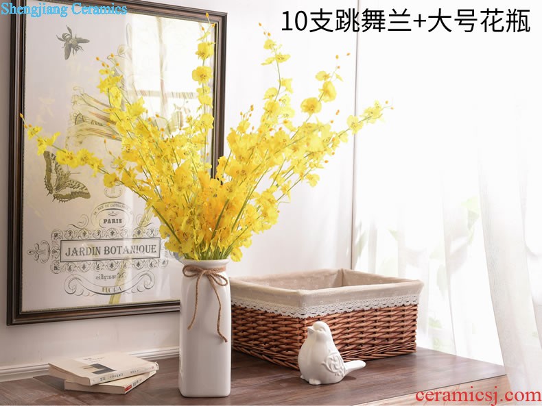 Jingdezhen ceramic modern new Chinese style flower vase The sitting room TV wine porch place home decoration