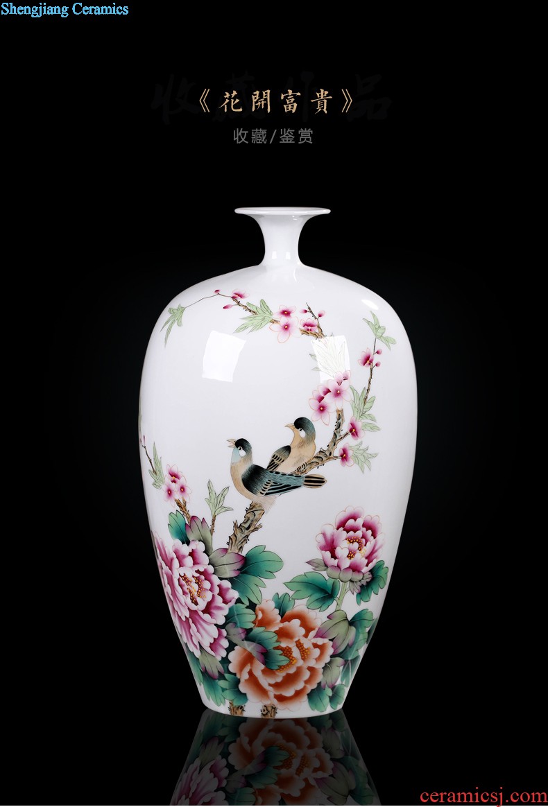 New classical Chinese style ceramic vases, furnishing articles wine decorations decoration flower arrangement sitting room porch creative arts and crafts