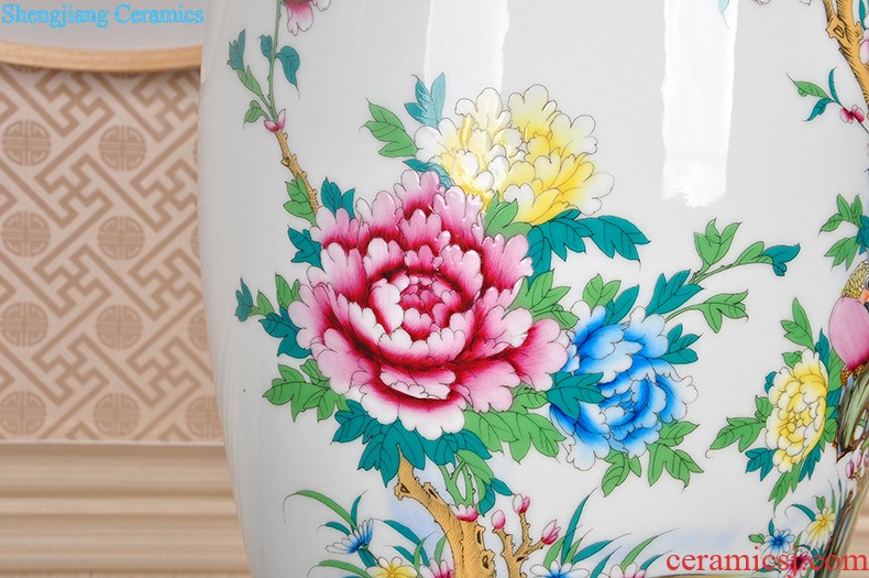 Handwritten Chinese vase furnishing articles sitting room adornment ornament porcelain restoring ancient ways of blue and white porcelain of jingdezhen ceramics handicraft