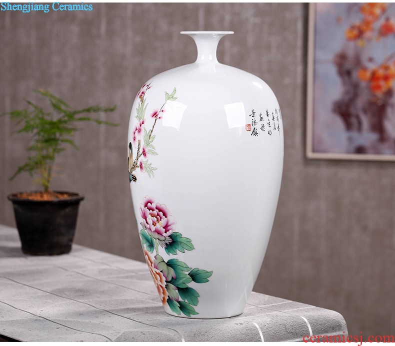 New classical Chinese style ceramic vases, furnishing articles wine decorations decoration flower arrangement sitting room porch creative arts and crafts