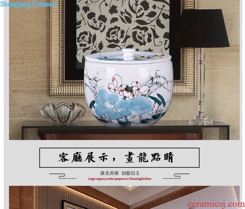 Retro nostalgia creative furnishing articles in ceramic vase, jun porcelain arts and crafts rich ancient frame sitting room decorate household act the role ofing is tasted