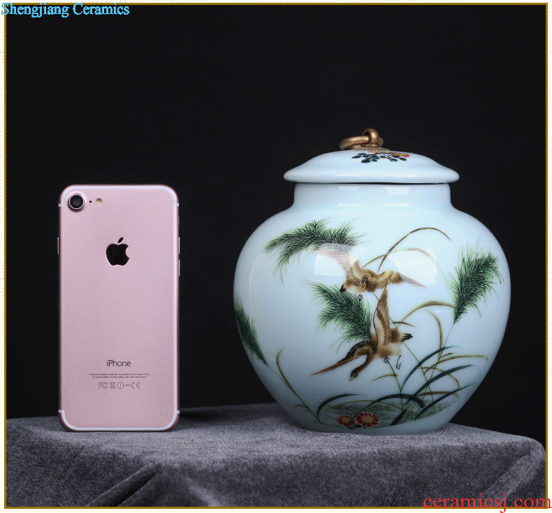 To make Large ceramic tea pot seal pu 'er wake receives the manual green tea tieguanyin seal POTS tea urn