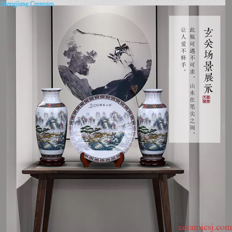 Hand draw archaize sweet under the blue and white porcelain glaze vase and furnishing articles of Chinese style the study background of adornment handicraft decoration