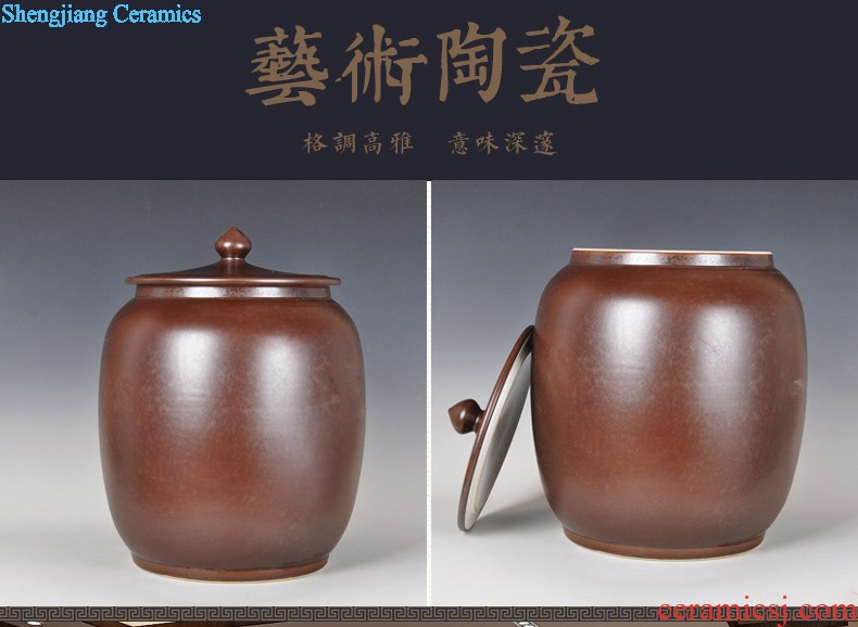 Jingdezhen ceramic vase three suits large household act the role ofing is tasted sitting room adornment handicraft furnishing articles flower vase