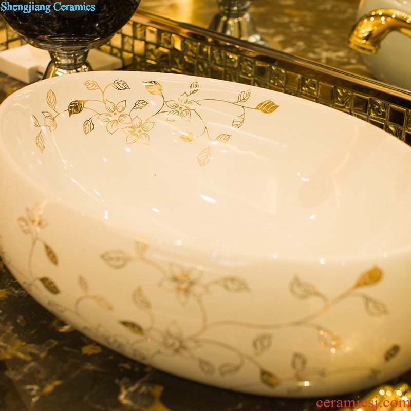 M beautiful ceramic sanitary ware of toilet stage basin sink toilet lavatory basin that wash a face painted white porcelain