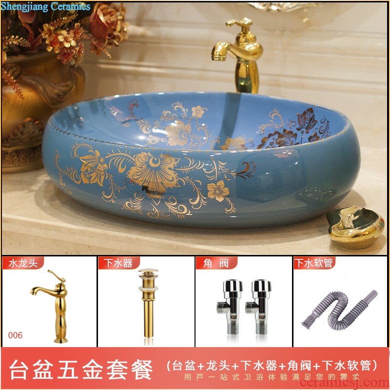 M beautiful balcony toilet ceramic basin to split the stage lavatory basin that wash a face to wash your hands the black water