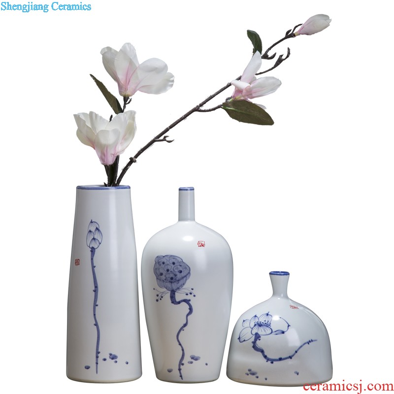 Jingdezhen ceramics vase furnishing articles creative kiln art star modern fashion contracted sitting room home decorations